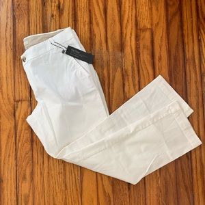 NWT- Banana Republic City Chino Pant - White